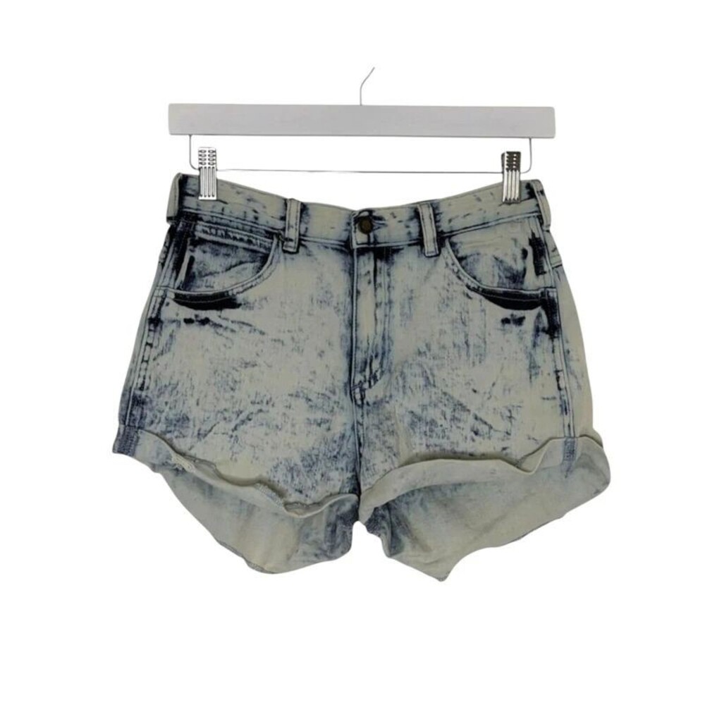 Angel Kiss Cut Off High Rise Jean Shorts Denim Blue Junior Women 7